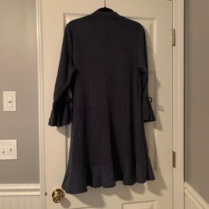 Dark navy sweater dress